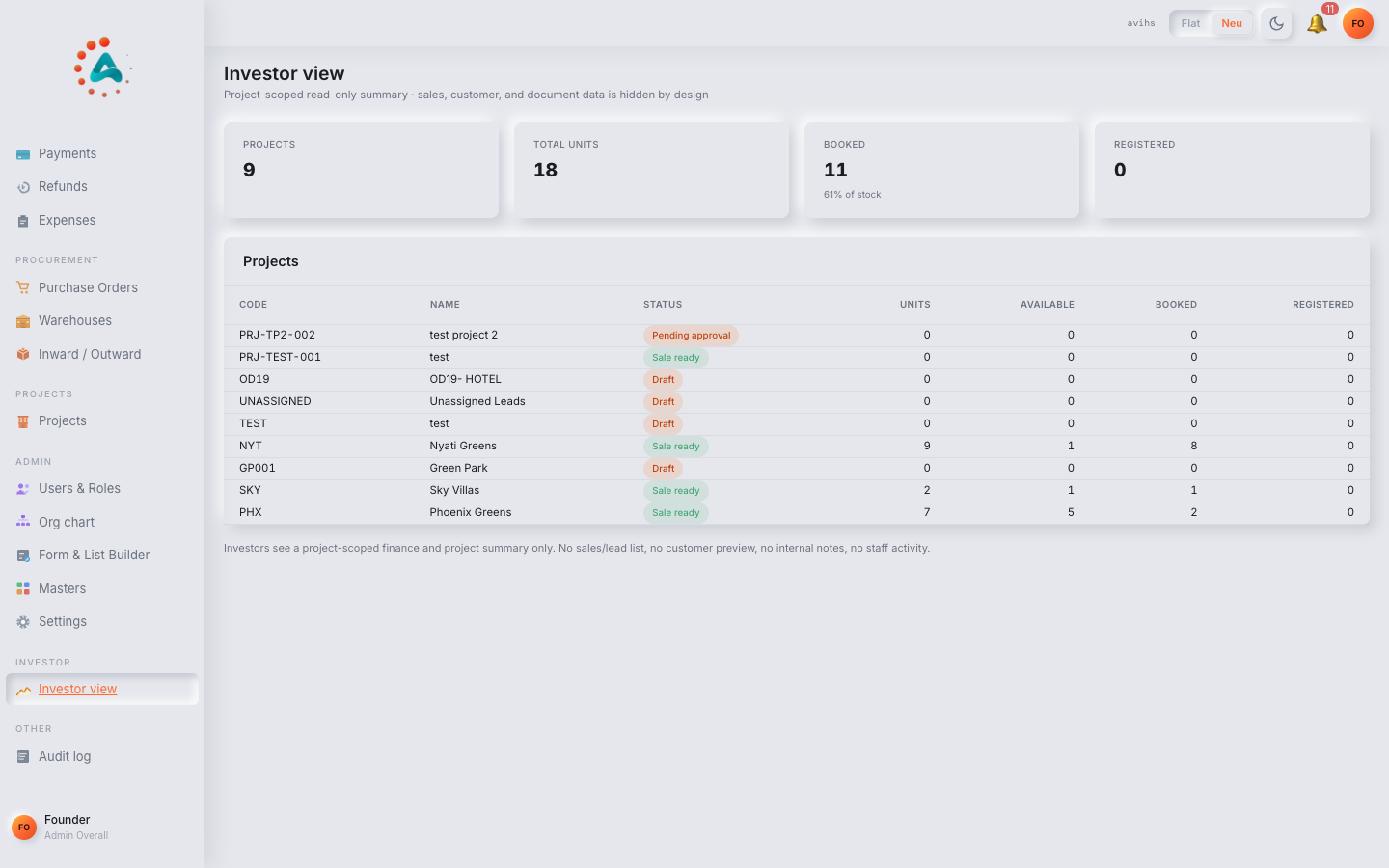 Lead detail view showing the contact panel on the left and activity timeline on the right. — web view